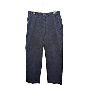 Vintage Polo Ralph Lauren Corduroy Pants Mens Sz 36 x 30 Navy Relaxed Fit  90s